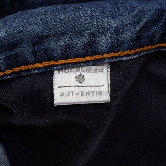 Rocawear Jeans Mens Size 38 Measures 37x32 Dark Blue Embroidered Cotton Denim - Picture 10 of 16